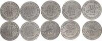 Deutschland / Polen / Getto Litzmannstadt 10 Mark (mit Echtheitszertifikat und Fachbuch ) Lot mit 10 Münzen Exemplare aus dem New Yorker Lot dicke und dünne Schrötlinge -