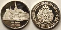 Bundesrepublik Deutschland/Göttingen Silbermedaille 600 Jahre Bürger-Schützen-Gesellschaft v.1392 -