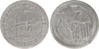 Deutschland / Polen / Getto Litzmannstadt 10 Mark (mit Echtheitszertifikat) Aluminium aus dem New Yorker Lot -