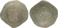 Antike / Byzanz / Manuel I. Komnenos. Billon-Aspron-Trachy Antike / Byzanz / Manuel I. Komnenos, Gottesmutter frontal, RV Manuel frontal -