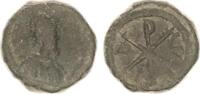 Antike / Byzanz Justinus I Pentanummion Byzanz Justinus II. 565-578 n.Chr Konstantinopel Bronze Pentanummion -