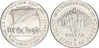 USA 1 Dollar 200 Jahre Verfassung der Vereinigten Staaten Silber -