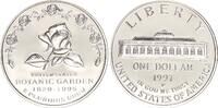 USA 1 Dollar 175 Jahre Botanischer Garten der Vereinigten Staaten Silber -