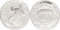 USA 1 Dollar Jackie Robinson Silber -