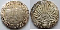 DDR Medaille Münzausstellung Bezirk Dresden, XXV. Jahrestag der DDR -