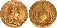Frankfurt / Österreich-Ungarn Doppeldukat Gold Auf die Krönung Franz I. von Lothringen -