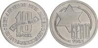 Deutschland / Polen / Getto Litzmannstadt 10 Mark (mit Echtheitszertifikat) Aluminium -