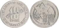 Deutschland / Polen / Getto Litzmannstadt 10 Mark (mit Echtheitszertifikat) Aluminium -