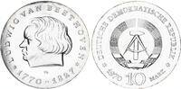 Deutschland - DDR 10 Mark Silber Ludwig von Beethoven -
