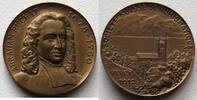 Schweiz, Vevey Bronzemedaille (v. Holy) auf Abraham Ruchat und die Generalversammlung d. Schweiz. Numismat. Gesellschaft -