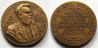 Numismatik Bronzemedaille (von Lauer) 75. Versteigerung der Firma C. F. Gebert, -