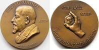Numismatik Bronzemedaille (von Morin) auf den 60. Geburtstag, Hugo Grünthal, Inhaber der Münzenhandlung Robert Ball -