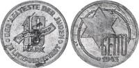 Deutschland / Polen / Getto Litzmannstadt 10 Mark (mit Echtheitszertifikat) Aluminium 2,56g aus dem New Yorker Lot -