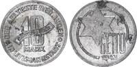 Deutschland / Polen / Getto Litzmannstadt 10 Mark (mit Echtheitszertifikat) Aluminium 3,58g aus dem New Yorker Lot -