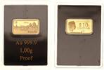 Salomon Islands 10 Dollars Gold Prag Karlsbrücke Goldbarrenmünze -