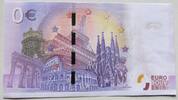 Europa 0 Euro-Schein Souvenirschein z.B. Kolosseum Rom, einseitiger Fehldruck! -