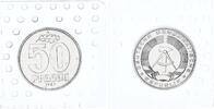 DDR 50 Pfennig Aluminium, J.1512 -