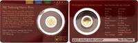 Burundi 10 Francs Gold 700. Todestag Marco Poleo, 0,5g, Coin Card -