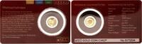 Kongo 100 Francs Gold Weihnachtskrippe 0,5g Coin Card -