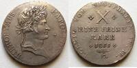 Westphalen, Königreich 1 Konventionstaler König Hieronymus Napoleon (1807-1813), selten! -