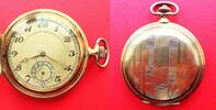 Deutschland, HERREN TASCHENUHR, Sprungdeckel HERREN TASCHENUHR, vergoldet, Favor 6 Uhrwerk-gute Funkt.-ca. 1925, -
