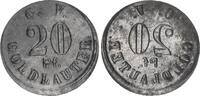 Goldlauter, Suhl, Thüringen 20 Pfennig Konsumverein, Notgeld, Fehlprägung -