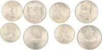 Tschechoslowakei 5, 50, 2x 100 Kronen Silber -