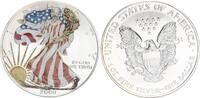 USA 1 Dollar American Eagle Liberty 1oz Silber Coloriert Herbst -