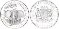 Somalia 200 Shillings 2oz Silber Elefant -