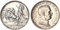 Italien 1 Lire Silber Vittorio Emanuele III. -