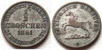 Braunschweig-Calenberg-Hannover 1/2 Groschen Georg V. (1851-1866) -