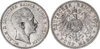 Preußen 5 Mark Silber J.104 -