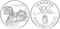 Ungarn 500 Forint Silber Altes Donauschiff - Carolina -
