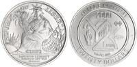 Liberia 20 Dollars 1oz Silber Millennium - Y2K Auflage 2.000!!! -