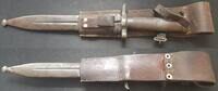 Schweden Bajonett M 1896 2. Modell mit vielen Nummern und Koppelschuh -