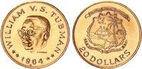 Liberia 20 Dollar Gold William Tubman -
