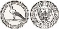 Weimarer Republik 3 Mark Silber Rheinlandräumung - Rheinstrom -