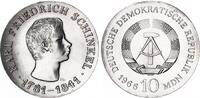 Deutschland - DDR 10 Mark Silber Baumeister Karl Friedrich Schinkel -