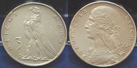 Deutschland /Weimar/ Probeprägung 3 Mark Probe 1925 D Weimar 3 Mark 1925 D Motivpr. in Silber,VS und RS neues Design, vz-st