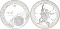 Kasachstan 100 Tenge Silber FIFA Fußball WM Deutschland -