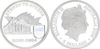 Australien 5 Dollar Silber Von Sydney nach Athen - Olympische Spiele 2004 -