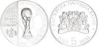 Bulgarien 5 Lewa Silber FIFA Fussball-Weltmeisterschaft - Deutschland 2006 -