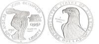 USA 1 Dollar Silber Olympische Sommerspiele Diskuswerfer -