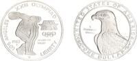 USA 1 Dollar Silber Olympische Sommerspiele Diskuswerfer -