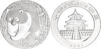 China 10 Yuan 1oz Silber Panda -