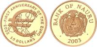 Nauru 10 Dollars 1/25oz Gold -