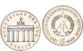 Deutschland - DDR 5 Mark Brandenburger Tor -