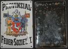 3. Reich Emailleschild Provinzial-Feuersozietät Emailleschild Provinzial-Versicherungs-Anstalten Westfalen, Feuerversicherung