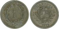 Schweiz 1 Rappen 1876 Schweiz 1 Rappen 1876, fast vz,