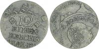 Preußen 1/12. Taler Preußen 1/12 Taler ca. 1770 Fehlprägung Doppelschlag zweimal geprägt